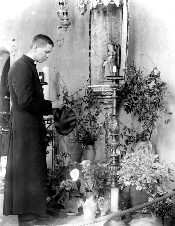 Father Bruno Scott James in 1939