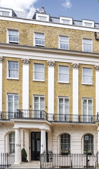 Eaton Square facade by Thomas Cubitt