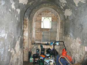 Tunnel looking east towards the garden