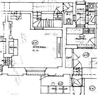 Detail of part of the basement plan. Click to see the entire drawing