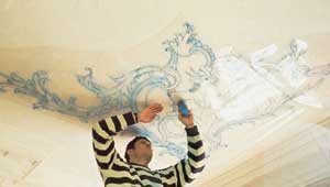 Placing the design at the start of restoration at Uppark, a National Trust Property