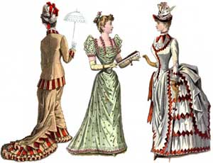 1880s fashion plate