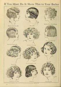 a variety of shingled hair styles