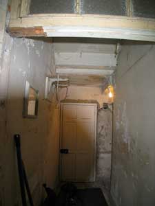 door to lightwell ( basement ) 