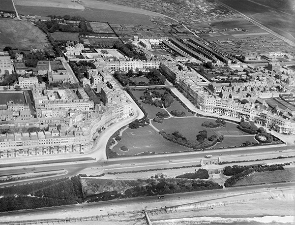 1926 Aerial view of the Estate showing the layout of the Enclosures